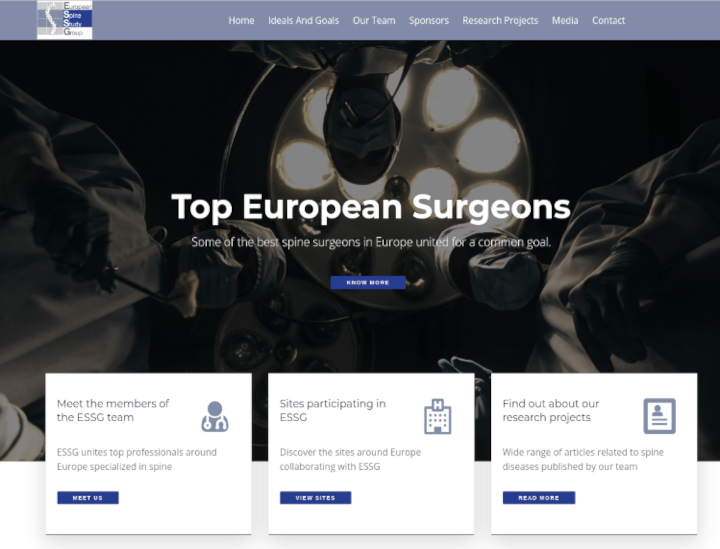 ESSG - The European Spine Study Group